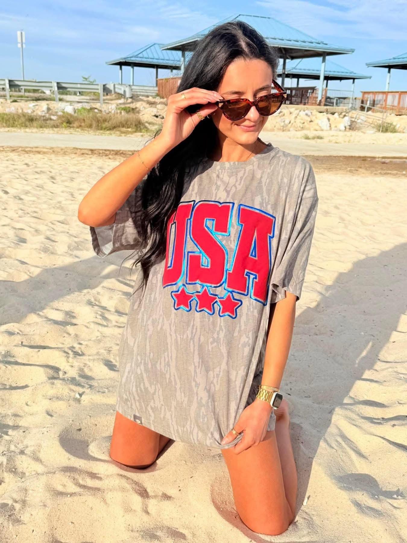 USA Mossy Oak Tee