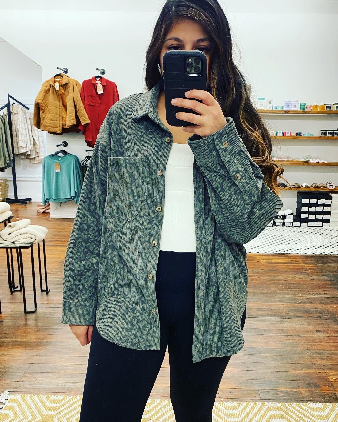 Fay Corduroy Top