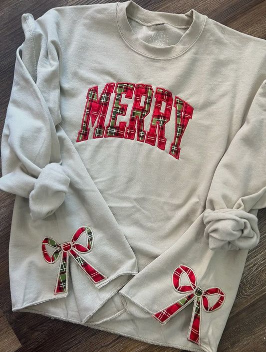 Merry Bow Sweatshirt