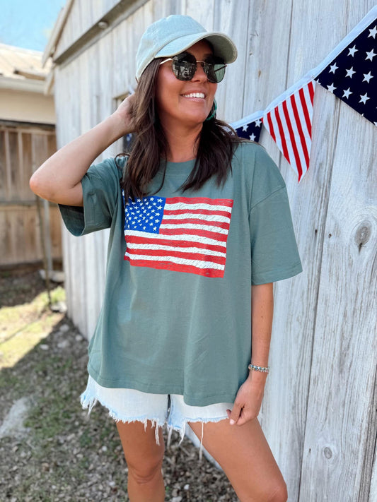 USA Boyfriend Tee