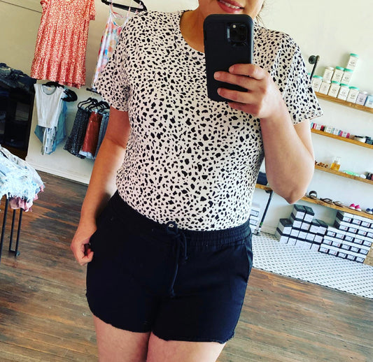 Animal Print Body Suit