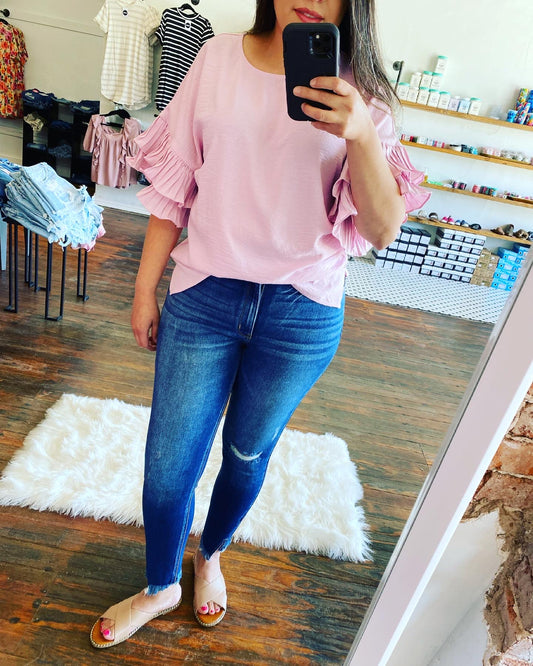 Sofi Ruffle Top